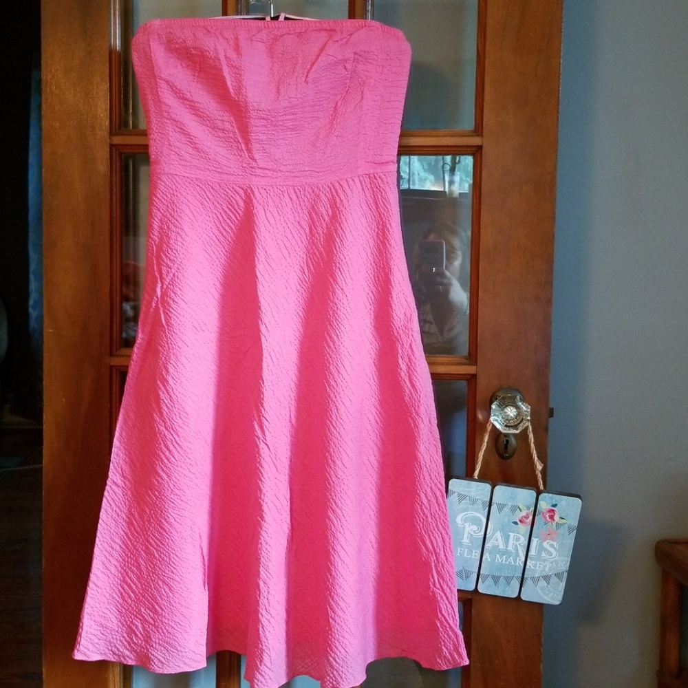 J. Crew Strapless A-line dress
